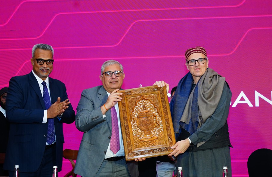 CM Omar Abdullah attends Axis Bank Meet on scaling Tourism and Local Businesses in Jammu & Kashmir